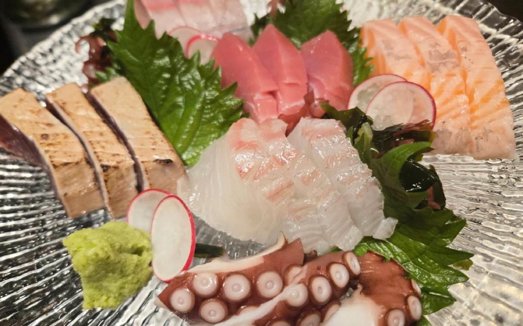 刺身の盛り合わせ